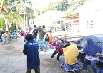 Serunya Lomba Agustusan oleh Mahasiswa KKN UMG  di Bawean