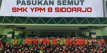 Disporapar Berterima Kasih Kepada ‘Pasukan Semut’ SMK YPM 8 Sidoarjo