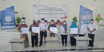 152 BLK Komunitas Binaan BPVP Sidoarjo Terima Bantuan Program Pelatihan