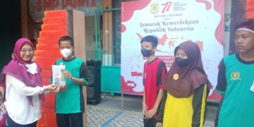 Peringati HUT RI ke 77 SMP PGRI 1 Buduran Diisi Dengan Menjaring Bibit Unggul Meraih Prestasi
