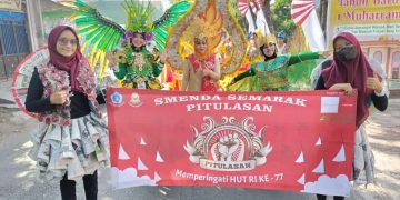 Peringatan HUT RI ke 77 Jadi Ajang Kreativitas Keluarga Besar SMKN 2 Buduran