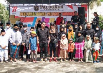 Santunan Anak Yatim Warnai Deklarasi Ormas Palugada Indonesia