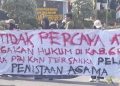 Gelar Aksi Mosi Tak Percaya, HMI Gresik Geruduk Kejari, Pertanyakan Penanganan Pria Nikahi Kambing