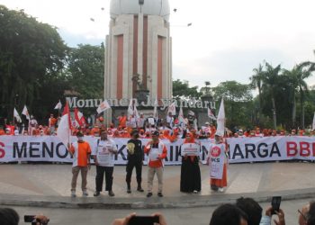 PKS Sidoarjo Gelar Flash Mob Tolak Kenaikan BBM