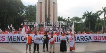 PKS Sidoarjo Gelar Flash Mob Tolak Kenaikan BBM