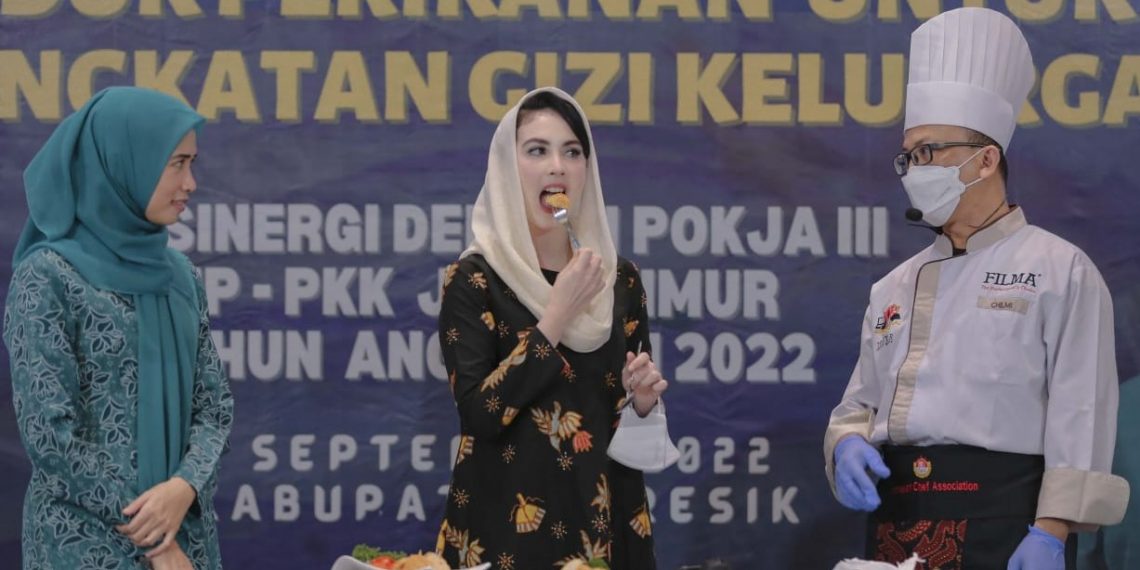 Cegah Stunting, TP PKK Gresik Sosialisasikan Produk Perikanan untuk Peningkatan Gizi Keluarga