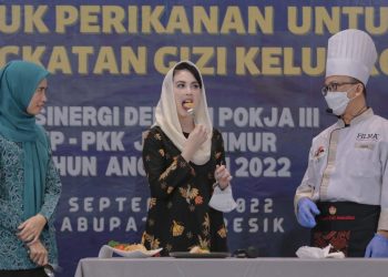 Cegah Stunting, TP PKK Gresik Sosialisasikan Produk Perikanan untuk Peningkatan Gizi Keluarga