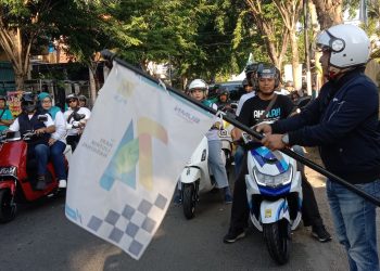Hari Pelanggan Nasional, PLN Pamekasan Gelar ‘Car Free Day Green Energy’