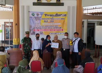 Bagikan BLT-DD Sebanyak 102 KPM, Kades Ketegan Akan Lakukan Pendataan Ulang
