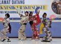 Takatsuka Raku Sensei Jepang Disambut Tari Sakura Oleh Siswa SMAMDA Sidoarjo