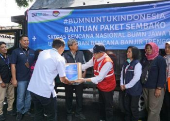 Satgas Tanggap Bencana BUMN Distribusikan Bantuan 2.500 Paket Sembako untuk Korban Bencana di Malang, Blitar, dan Trenggalek