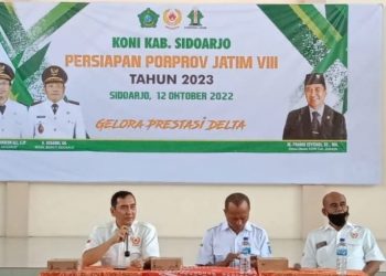 KONI Sidoarjo Lakukan Sosialisasi Persiapan Porprov Jatim VIII 2023 Kepada Guru Olahraga