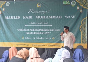 Siswa MAS NU Sidoarjo Antusias Ikuti Peringatan Maulud Nabi Muhammad SAW