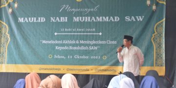 Siswa MAS NU Sidoarjo Antusias Ikuti Peringatan Maulud Nabi Muhammad SAW