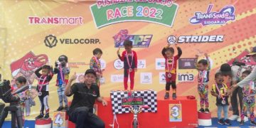 SMP Sepuluh Nopember-KHPS Kolaborasi Selenggarakan Pushbike Sidoarjo Race 2022