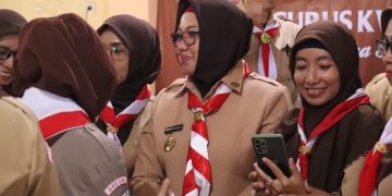 Bentuk Pemuda Produktif, Bu Min: Kita Mulai Lewat Pramuka