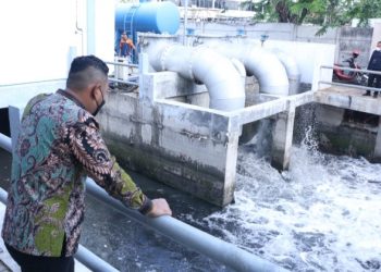 Sidak Rumah Pompa Air Pengendali Banjir, Bupati Yani Justru Dapati Tumpukan Sampah