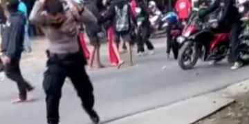 Polres Lamongan Kawal Massa Pesilat hingga Tuban-Bojonegoro