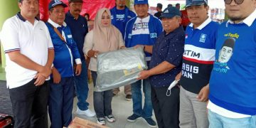 Fraksi PAN Sidoarjo Berbagi untuk Korban Putting Beliung