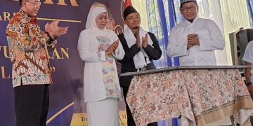 Gubernur Khofifah Sampaikan Empat Hal Saat Resmikan Asrama Ponpes Al-Fattah Sidoarjo