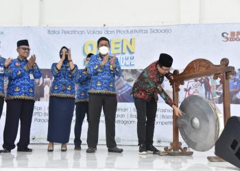 Bupati Muhdlor Buka Pelatihan Vokasi dan Produktivitas di BPVP Sidoarjo