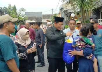 Pastikan Bantuan Tercukupi, Wabup Subandi Temui Korban Bencana Puting Beliung