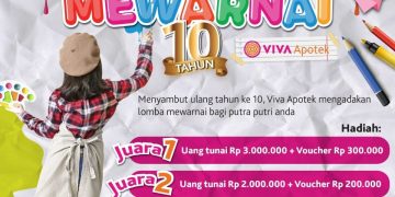 Tingkatkan Kreativitas Anak, Viva Apotek Gelar Lomba Mewarnai