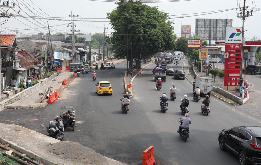 Pemkab Sidoarjo Urai Kemacetan Pertigaan Bangah Aloha
