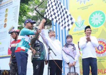 Bupati dan Ketua Dewan Gowes Meriahkan Pra Muktamar Muhammadiyah-Aisyiyah ke 48