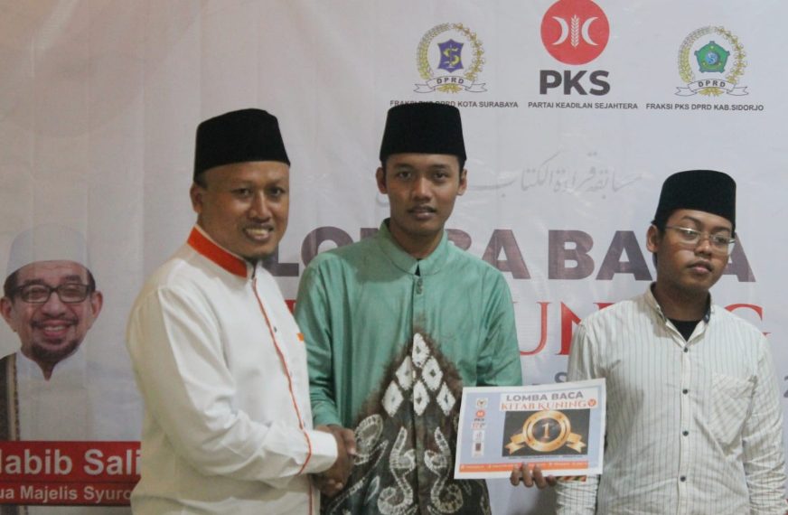 Santri Asal Kediri Raih Juara 1 dan 2  Lomba Baca Kitab Kuning Fraksi PKS Dapil 1 Jatim