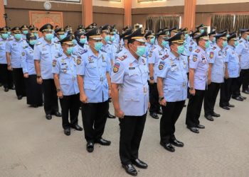 21 Kepala UPT Pemasyarakatan Dilantik dan Diambil Sumpah