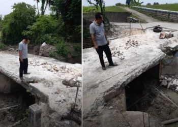 Rusak Sejak 2018, Jembatan Penghubung 3 Desa di Glagah, Lamongan Mulai Diperbaiki