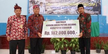 MKKS SMP Negeri Swadaya Membantu Guru dan Siswa Yang Menjadi Korban Puting Beliung