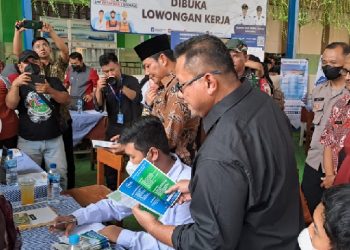 Wakil Bupati Sidoarjo Berharap Job Matching SMK Antartika 2 Bisa Dimanfaatkan Dengan Baik