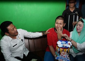 Wakil Bupati Sidoarjo Subandi Beri Perhatian Pada Anak Berkebutuhan Khusus
