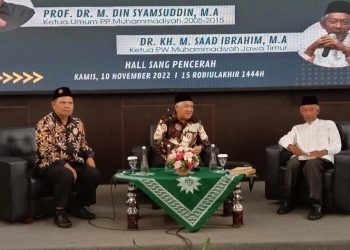 Seminar di UMG, Din Syamsuddin Harap ada ‘Darah Segar’ di Muhammadiyah