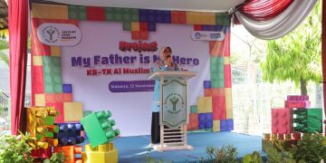 KB-TK Al Muslim Rayakan Hari Ayah Nasional Dengan Lomba Lego Bersama Ayah