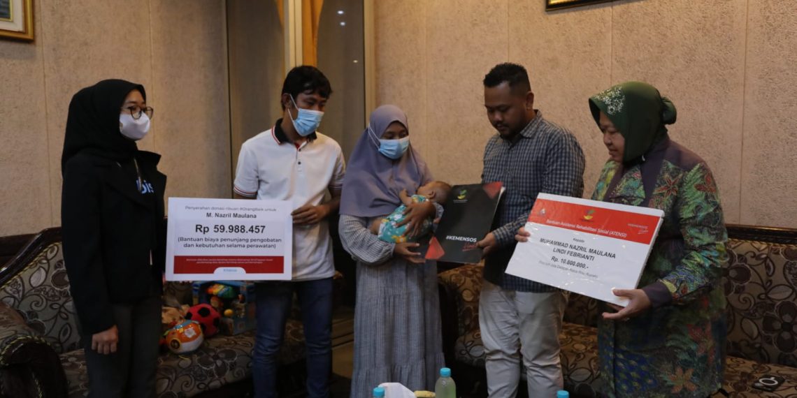 Dampingi Mensos, Gus Yani Komitmen Berikan Pendampingan Kepada Balita Nazril