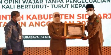 Kabupaten Sidoarjo Raih Penghargaan WTP 9 Kali Dari Pemerintah Republik Indonesia