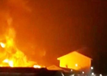 Gudang Pabrik Rokok Gudang Garam Terbakar