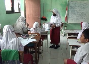 Siswa SDN Entalsewu Buduran Galang Dana Peduli Korban Cianjur