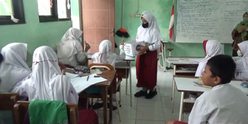 Siswa SDN Entalsewu Buduran Galang Dana Peduli Korban Cianjur