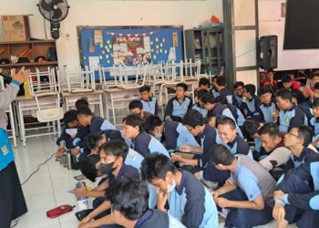 Gedungnya Bertingkat Siswa SMP IT Inka Diberi Edukasi Mitigasi Bencana