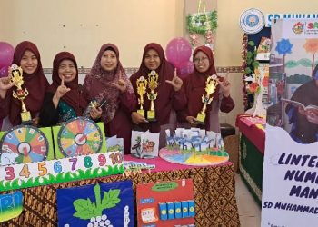 SD Muhammadiyah 1 Krian Borong Penghargaan Literasi-Numerasi