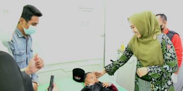 Ning Sasha Apresiasi Puskesmas Jabon Gelar Khitan Massal