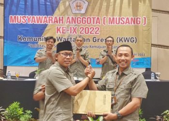Aklamasi, Miftahul Arif Nakhodai Komunitas Wartawan Gresik 2022-2024