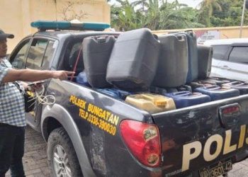 Polsek Bungatan Bongkar Penimbunan BBM di Desa Pasir Putih