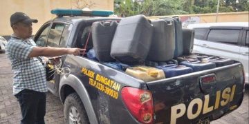 Polsek Bungatan Bongkar Penimbunan BBM di Desa Pasir Putih