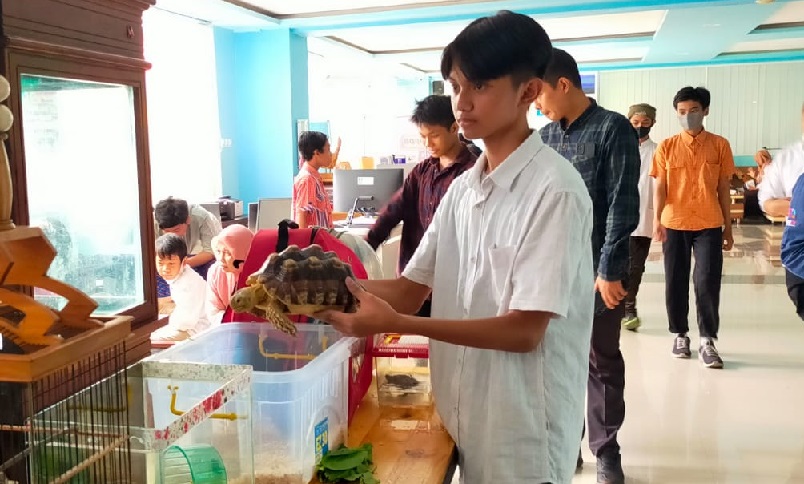 Sayangi Binatang Siswa SMP Muhammadiyah 2 Taman Gelar Festival Hewan Piaraan
