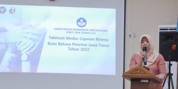 Capaian Program UKBI Pelajar 2022 Balai Bahasa Jatim Lampaui Target